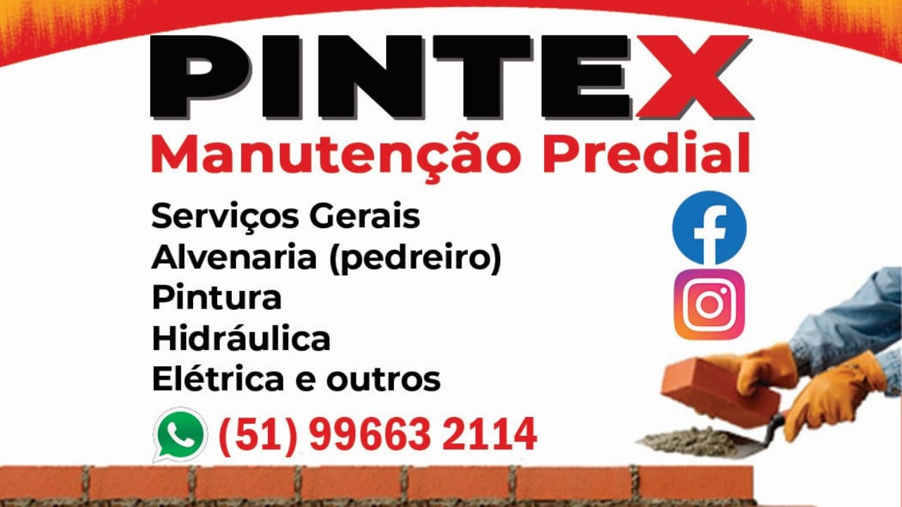 PINTEX MANUTENCAO PREDIAL;FONE WATSSAP M51 996632114